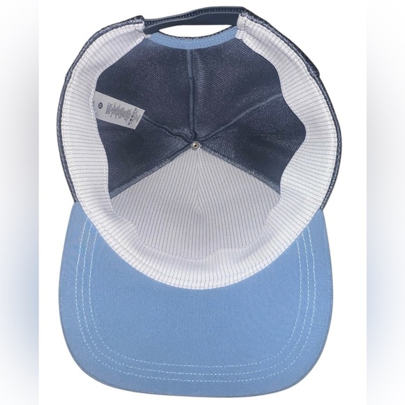 {EUC Lululemon Trucker Hat Logo Men’s in Utility Blue/ Iron Blue Large/X-Large} - Picture 4 of 5